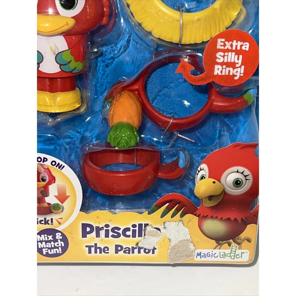 Pop on Pals Priscilla The Parrot Mix & Match Fun Toy Figure Spin Master New‎ A6
